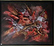Carnaval &agrave; Venise (Acrylique sur toile) 